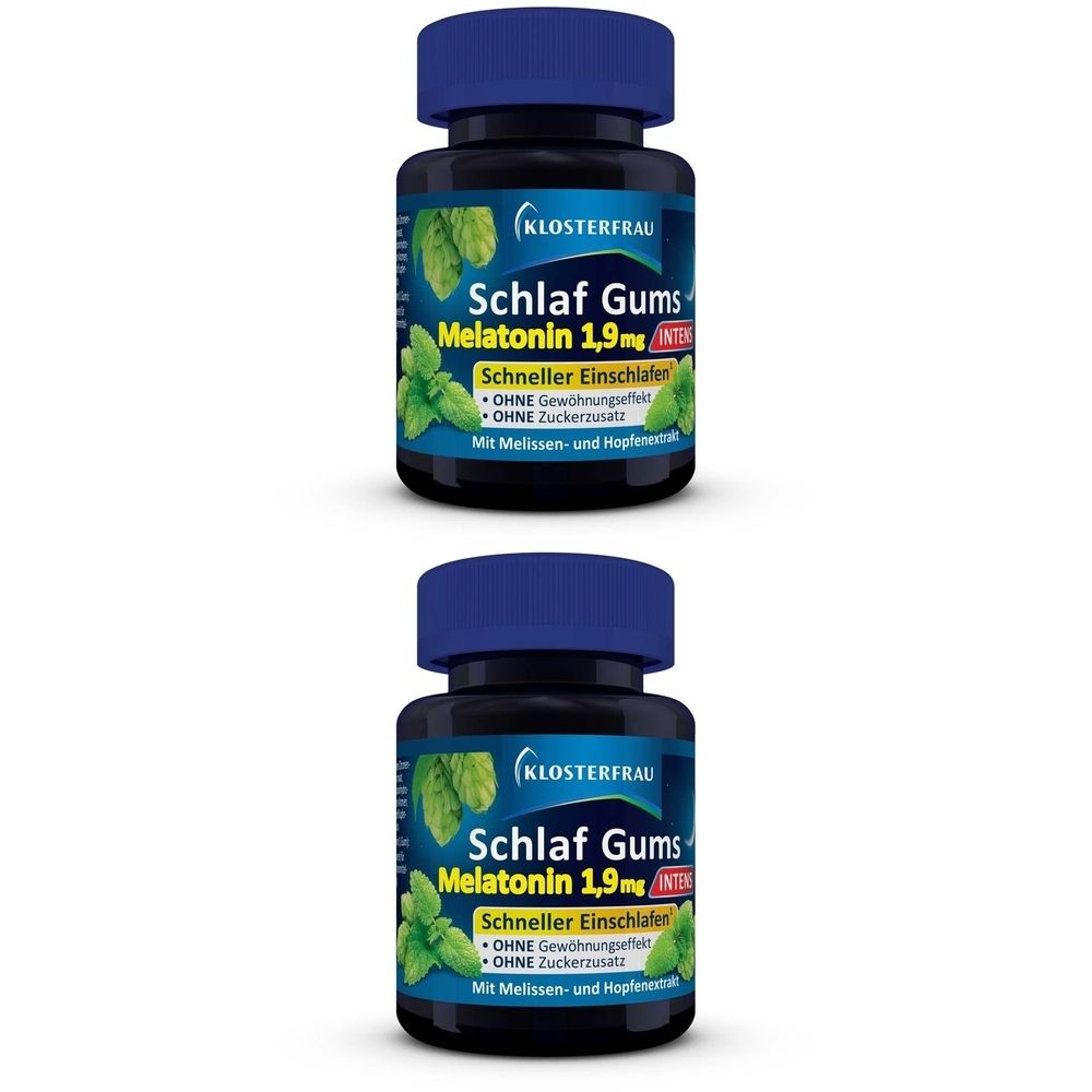 Klosterfrau Schlaf Gums Melatonin 1,9 mg Intens