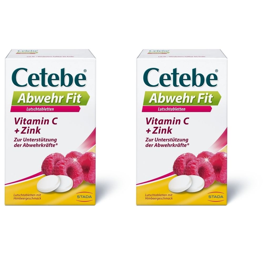 Cetebe® Abwehr Fit Nahrungsergänzungsmittel mit Ascorbinsäure (Vitamin C) und Zink