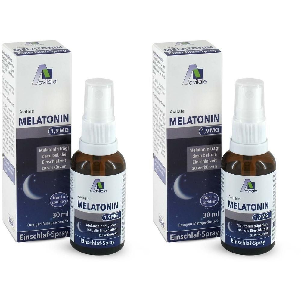 Avitale Melatonin 1,9 mg Einschlaf-Spray verkürzt die Einschlafzeit-1x sprühen!