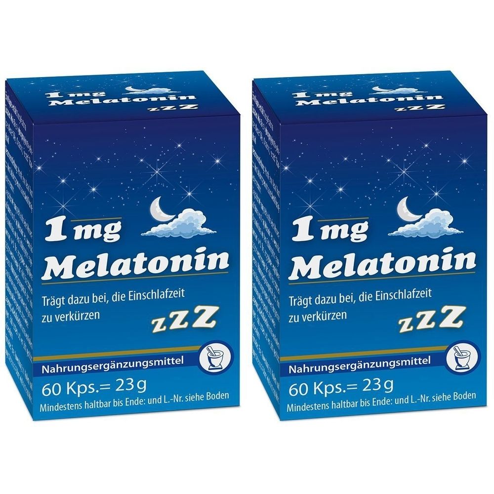 1 mg Melatonin Einschlafkapseln