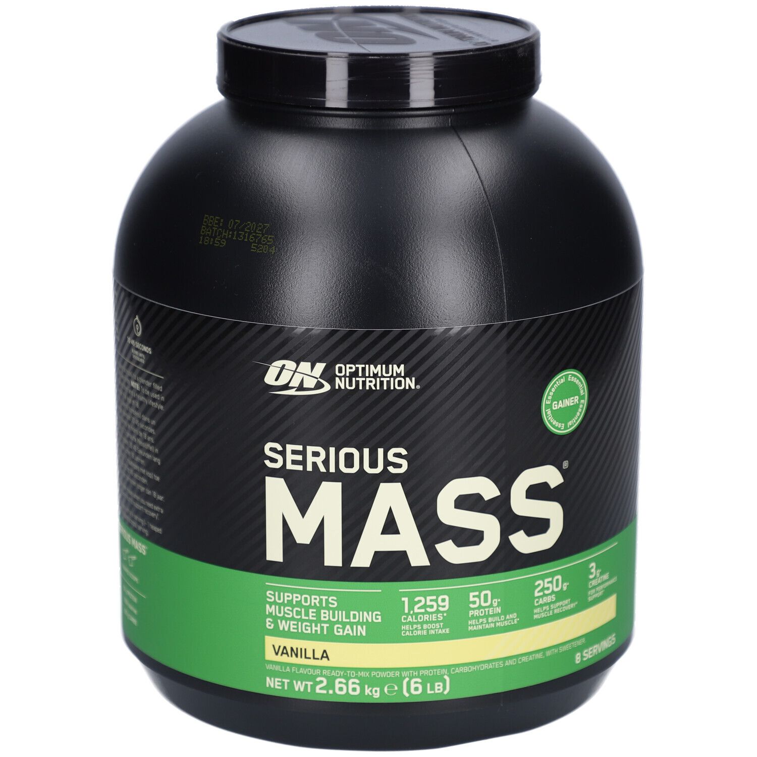 OPTIMUM NUTRITION® Serious Mass Proteinpulver Vanille