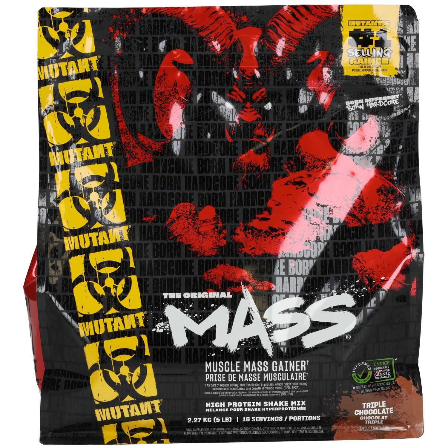 Mutant Mass Muscle Mass Gainer Triple Schokolade