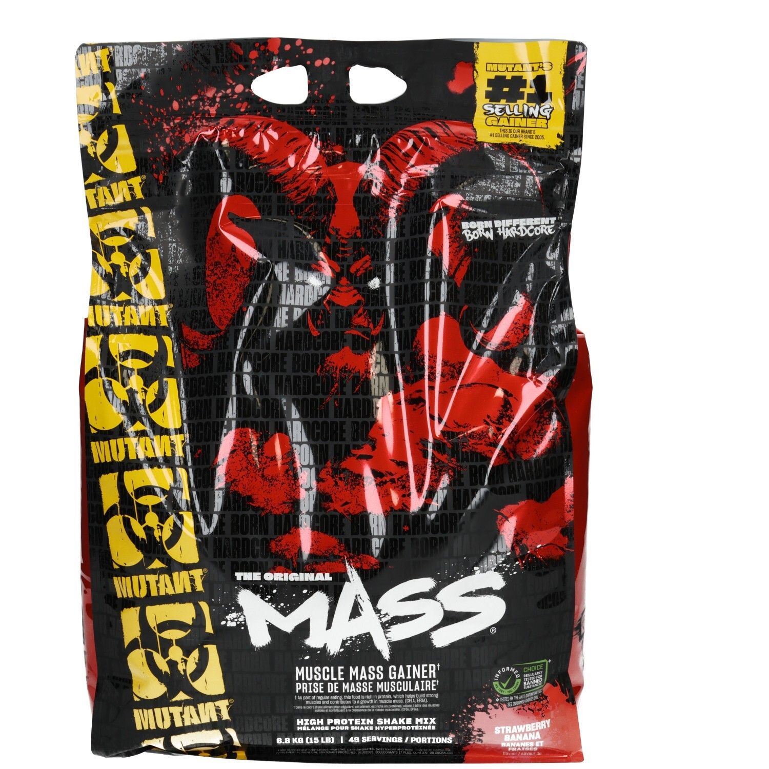 Mutant Mass Proteinpulver Strawberry Banana