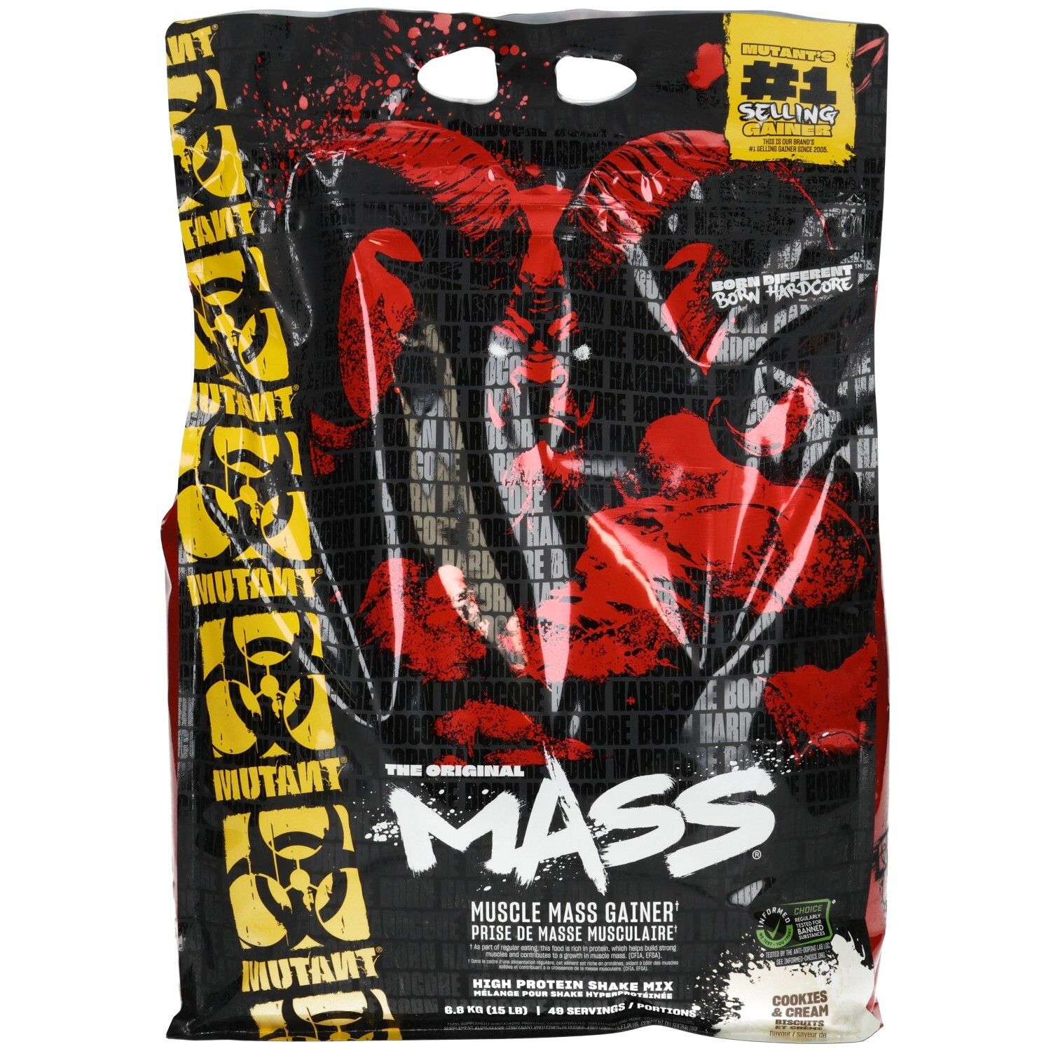 Mutant Mass Proteinpulver Cookies & Cream