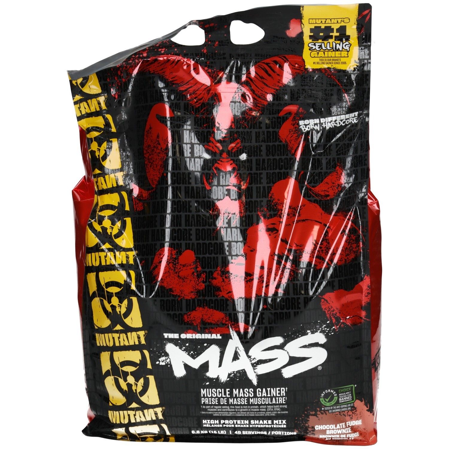 Mutant Mass Proteinpulver Chocolate Fudge Brownie