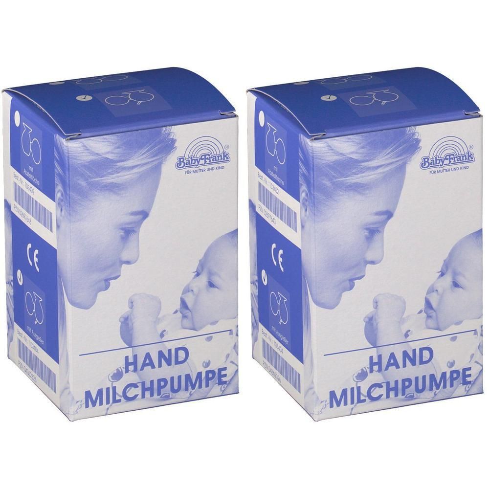 Baby-Frank® Hand Milchpumpe aus Glas