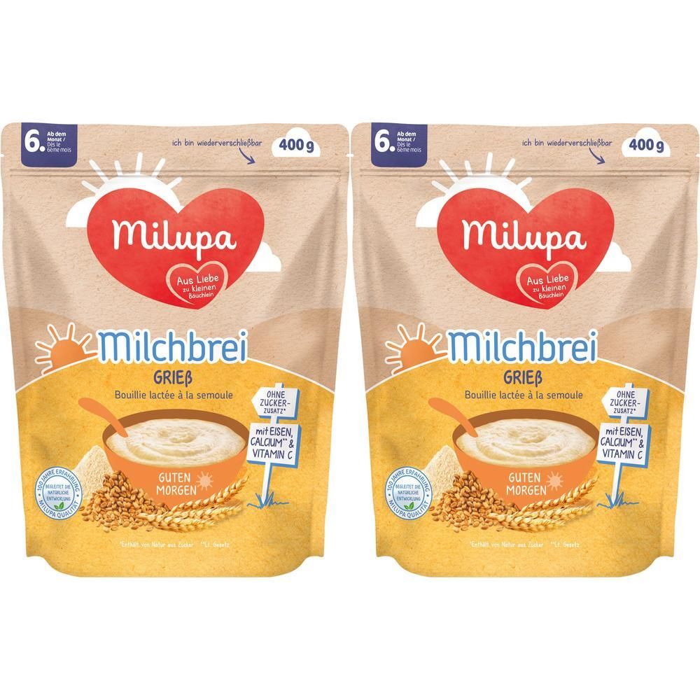 Milupa Guten Morgen Milchbrei Grießbrei ab dem 6 Monat