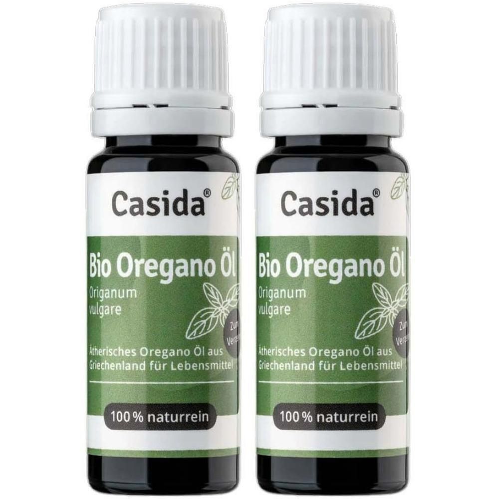 Casida BIO Oregano Öl hochdosiert mit Carvacrol - Zertifiziertes Lebensmittel zum Einnehmen