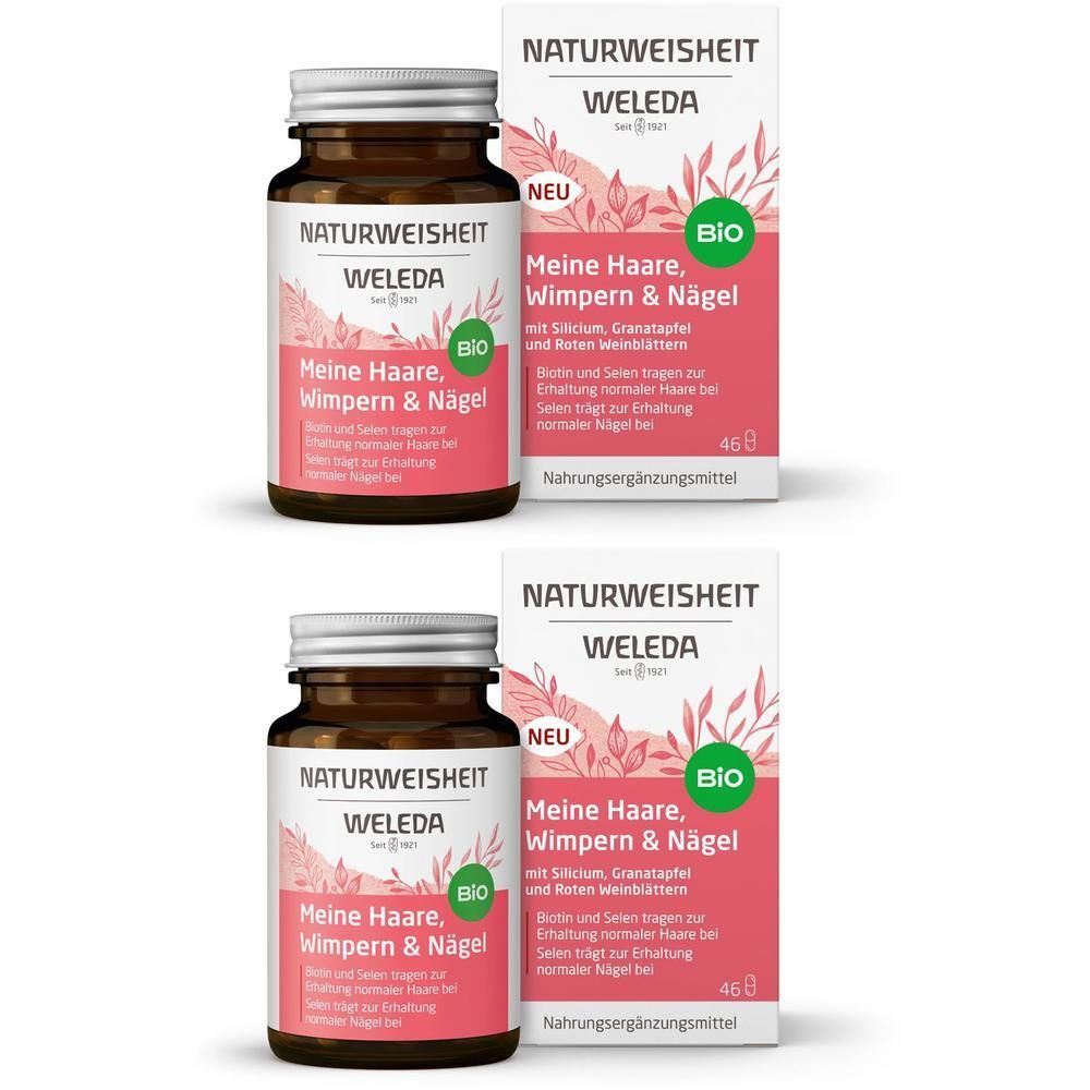 Weleda Naturweisheit Meine Haare, Wimpern & Nägel* mit Biotin, Selen & Silicium
