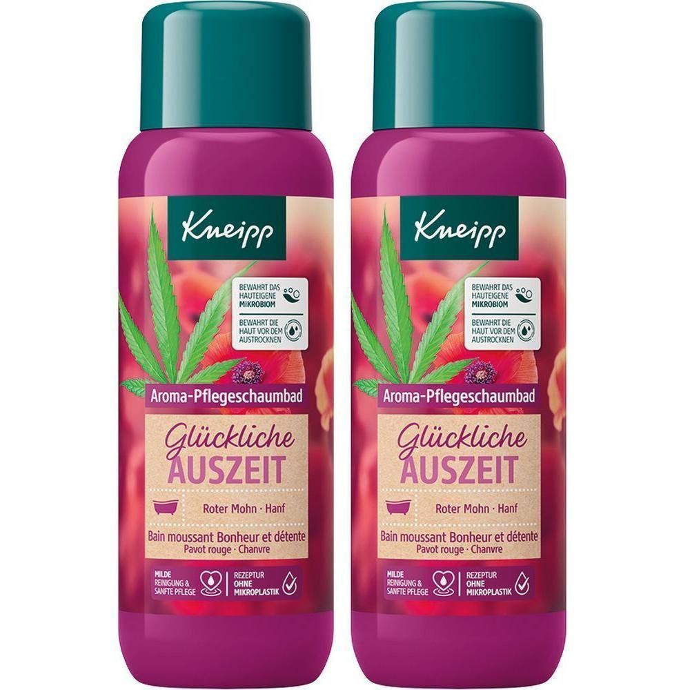 Kneipp® Aroma-Pflegeschaumbad Glückliche Auszeit Roter Mohn Hanf