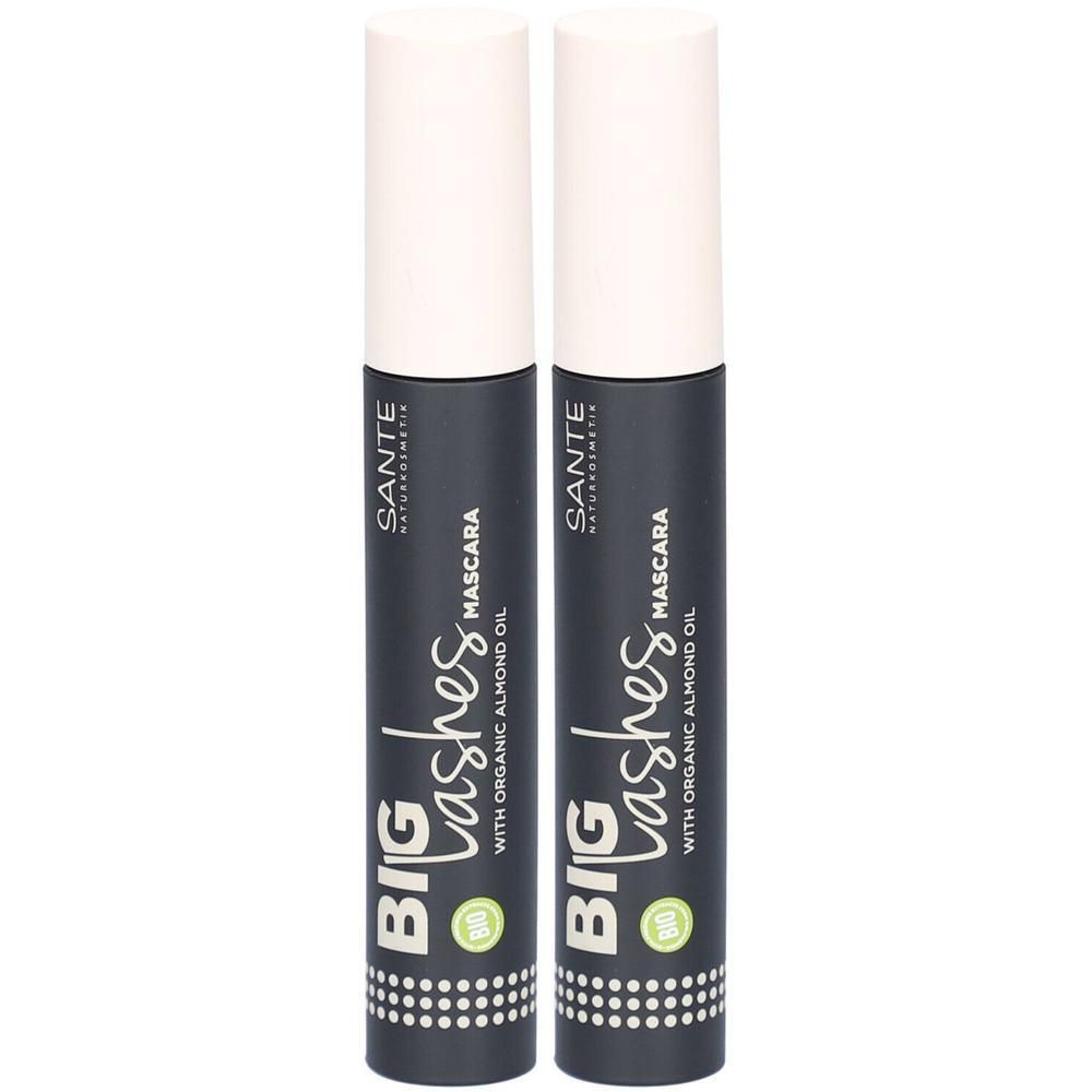 SANTE® Big Lashes Mascara mit Bio-Mandelöl für Volumenwimpern
