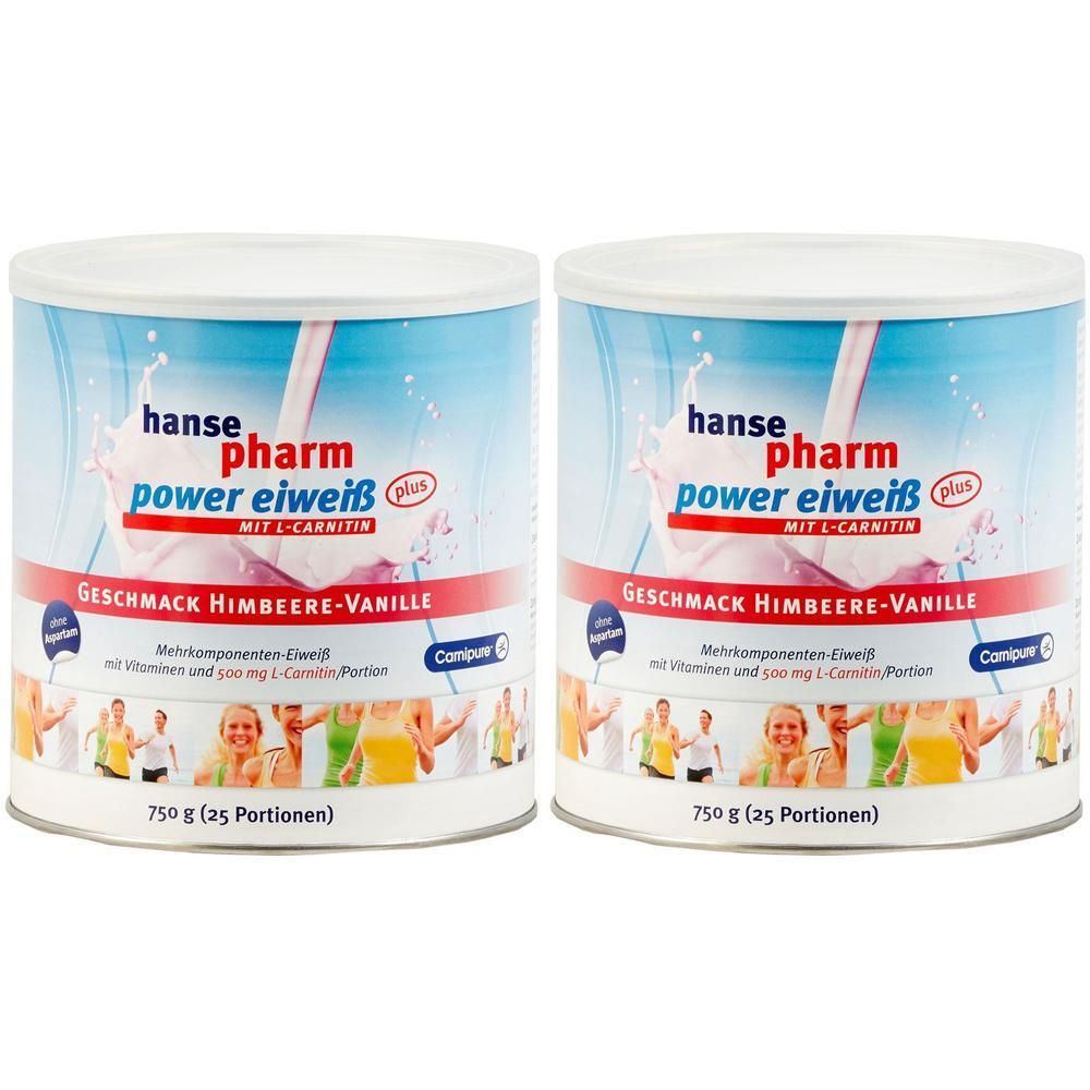 Hansepharm Power Eiweiß Plus Himbeere-Vanille