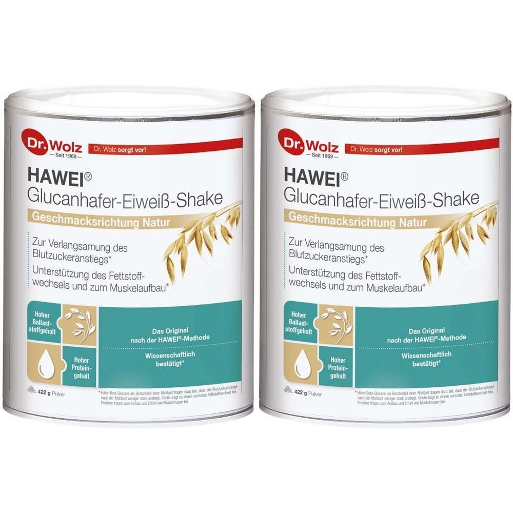 Dr. Wolz HAWEI® Glucanhafer-Eiweiß-Shake – Geschmack Natur