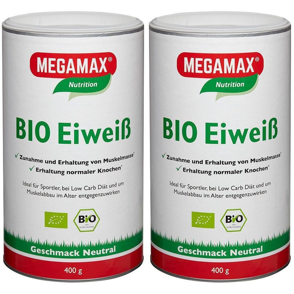 MEGAMAX® Nutrition BIO Eiweiß Geschmack-Neutral