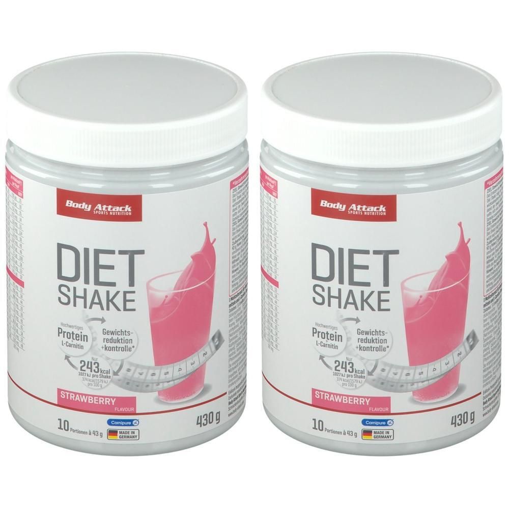 Body Attack Diät Shake Erdbeer
