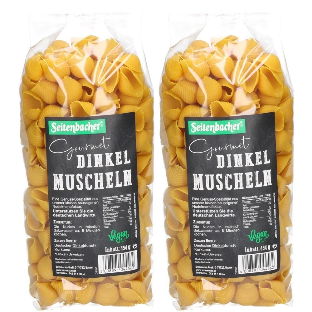 Seitenbacher® Leckere Naturkost-Nudeln Muscheln