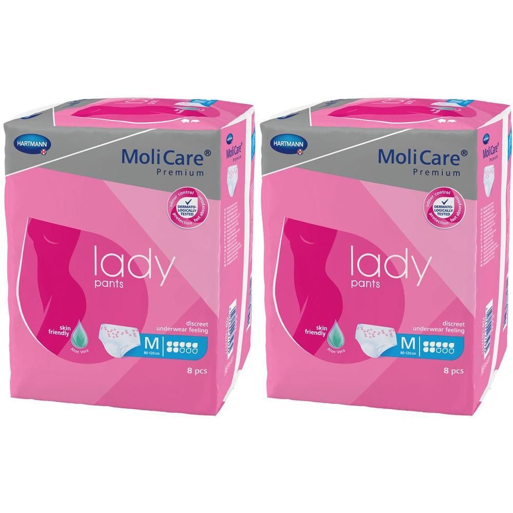Molicare Premium lady Pants 7 Tropfen Gr. M, speziell für Frauen entwickelte Pants lassen beim Tragen alle Bewegungsfreiheiten