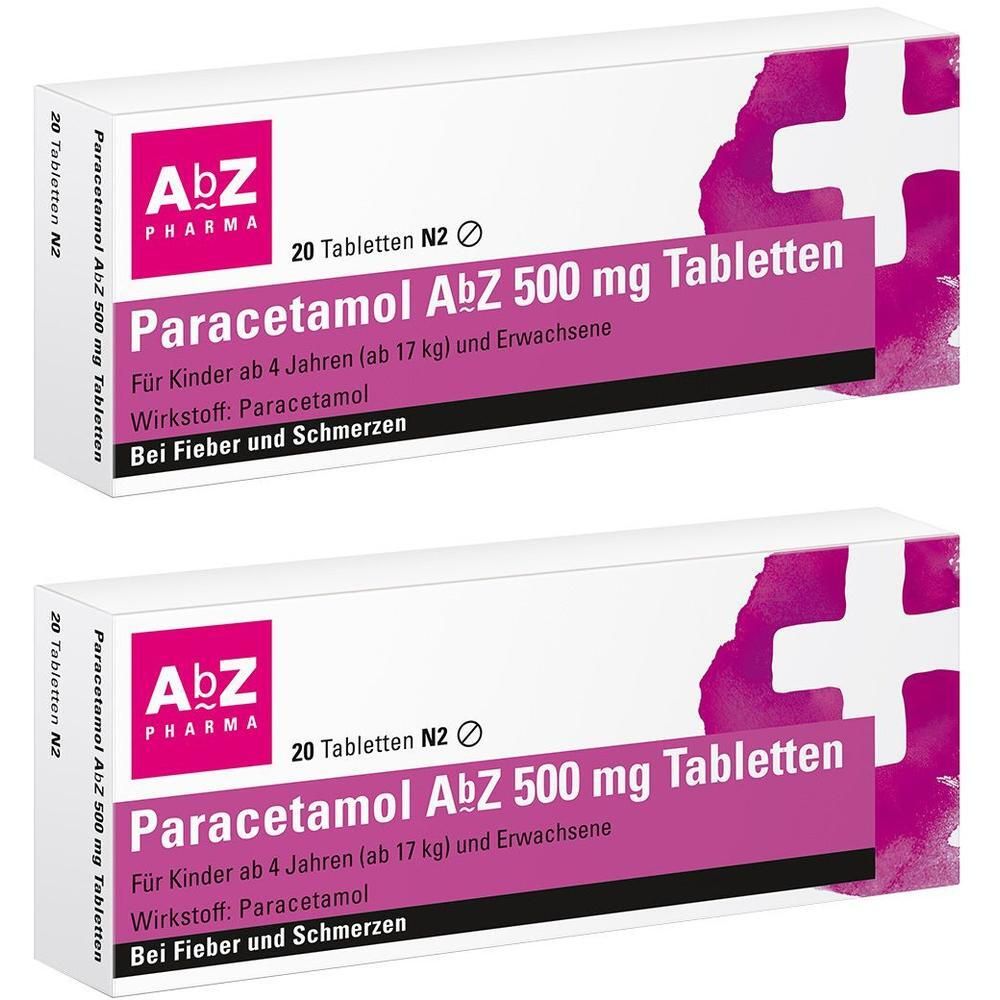 Paracetamol AbZ 500 mg Tabletten