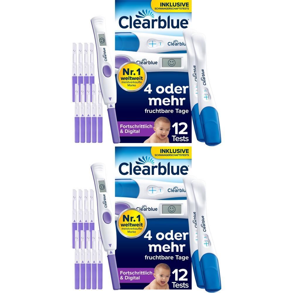 Clearblue Ovulationstest FORTSCHRITTLICH & DIGITAL + Schwangerschaftstest