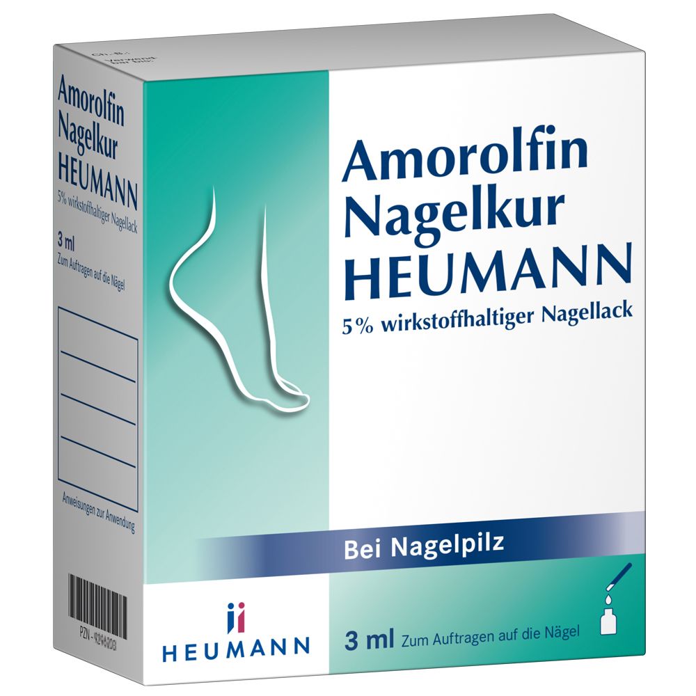 Amorolfin Nagelkur Heumann 5% wirkstoffhaltiger Nagellack