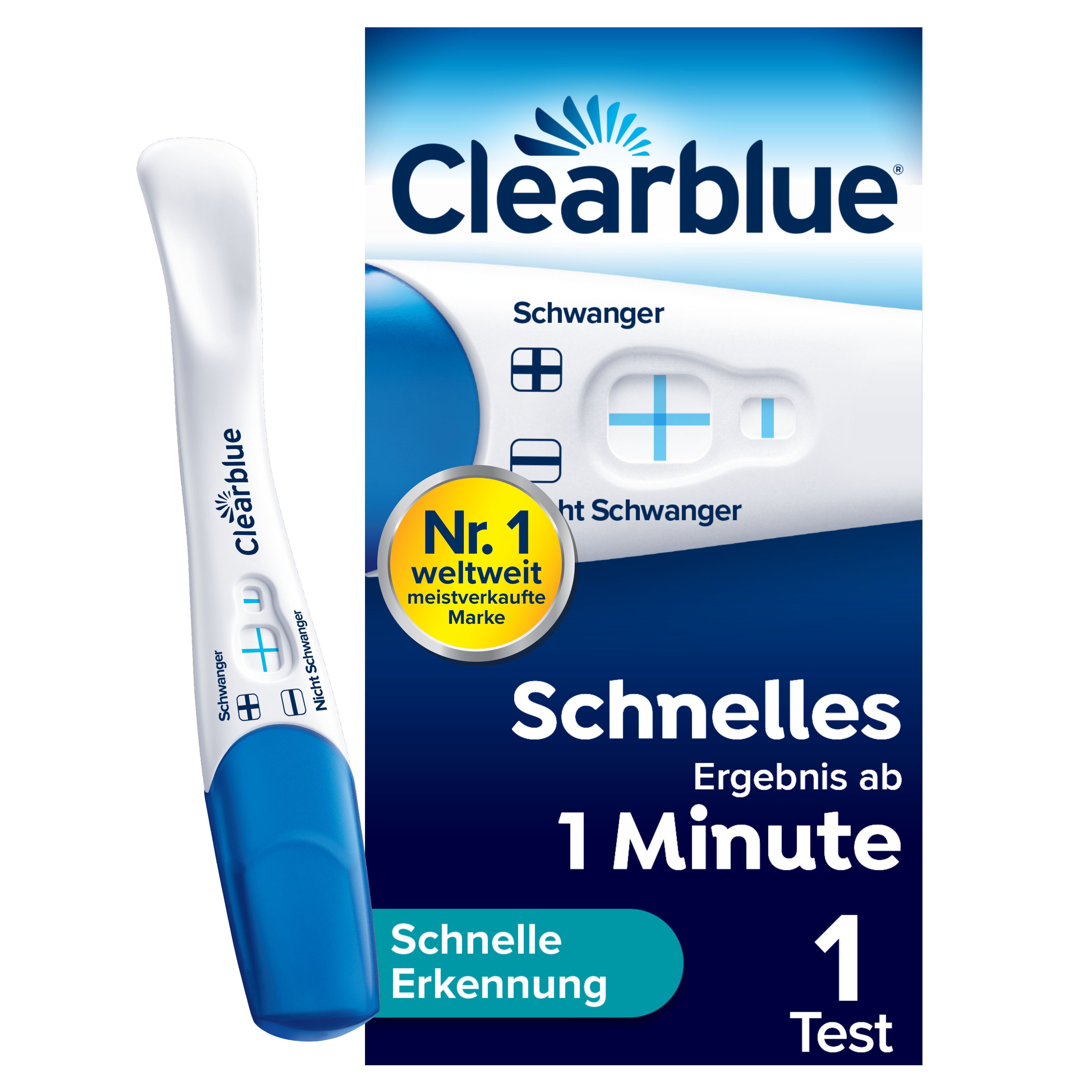 Clearblue Schwangerschaftstest Schnelle Erkennung