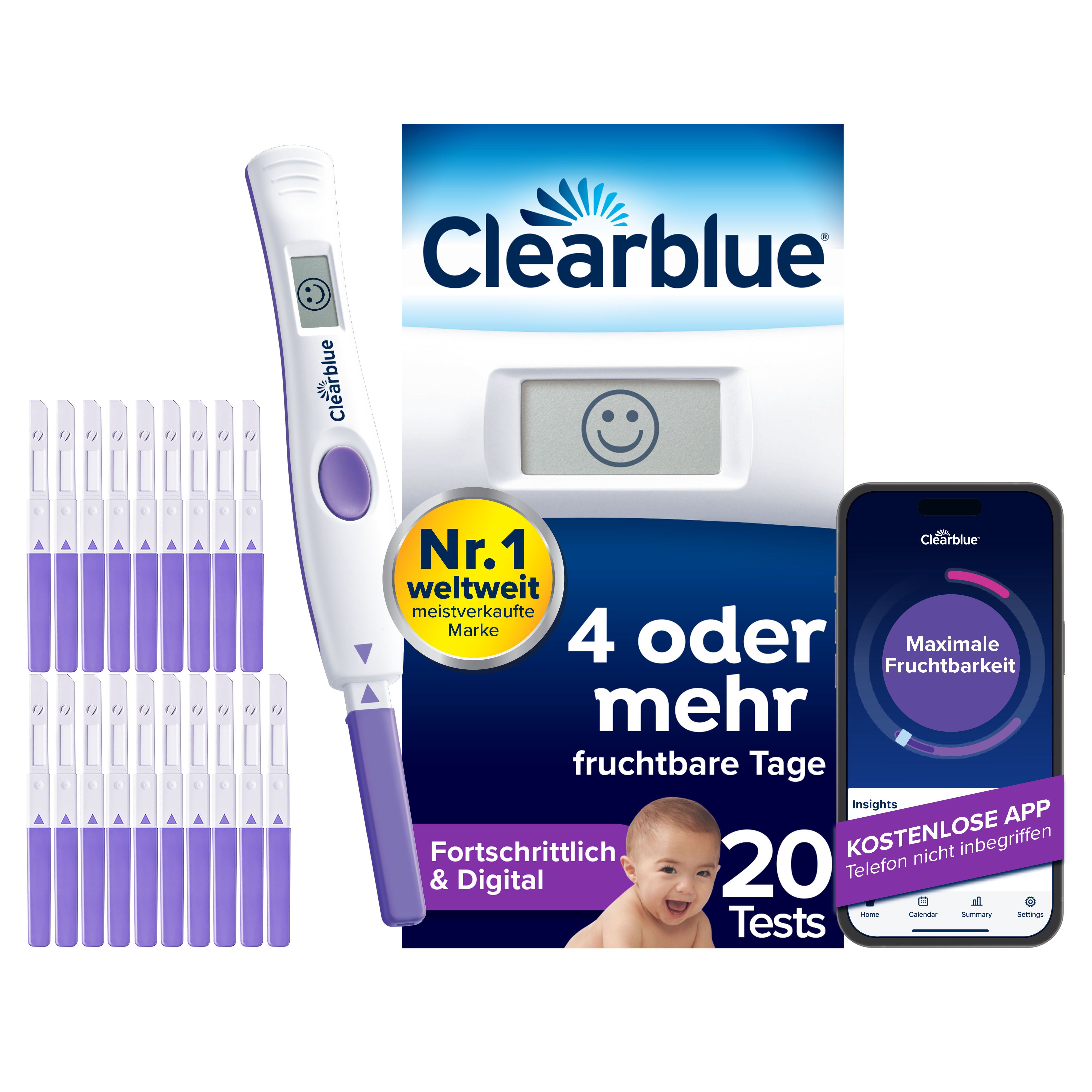 Clearblue Ovulationstest fortschrittlich & digital