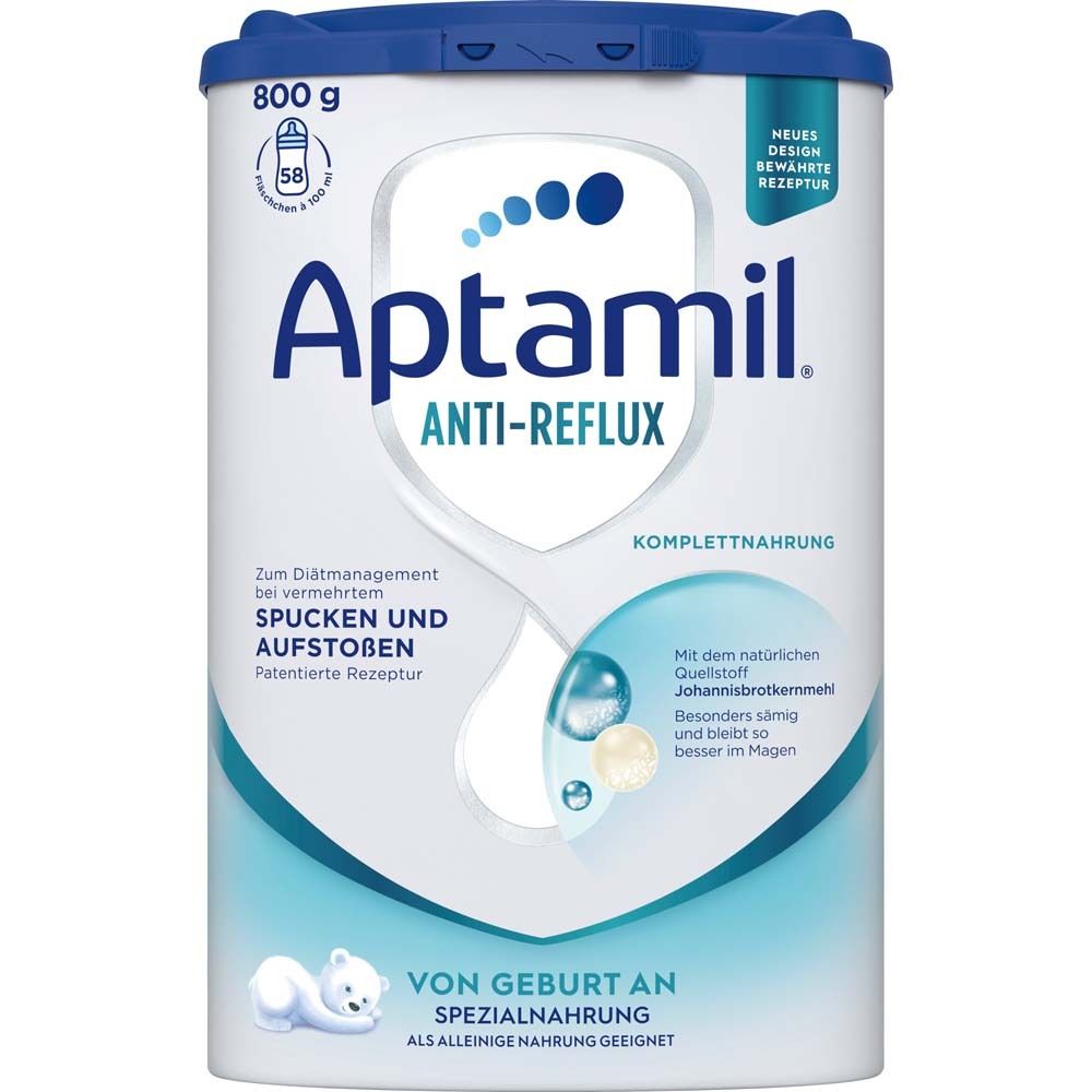 Aptamil Anti-Reflux - Komplettnahrung von Geburt an, Zum Diät Management, Bei Spucken & Aufstoßen, Babynahrung, Milchpulver