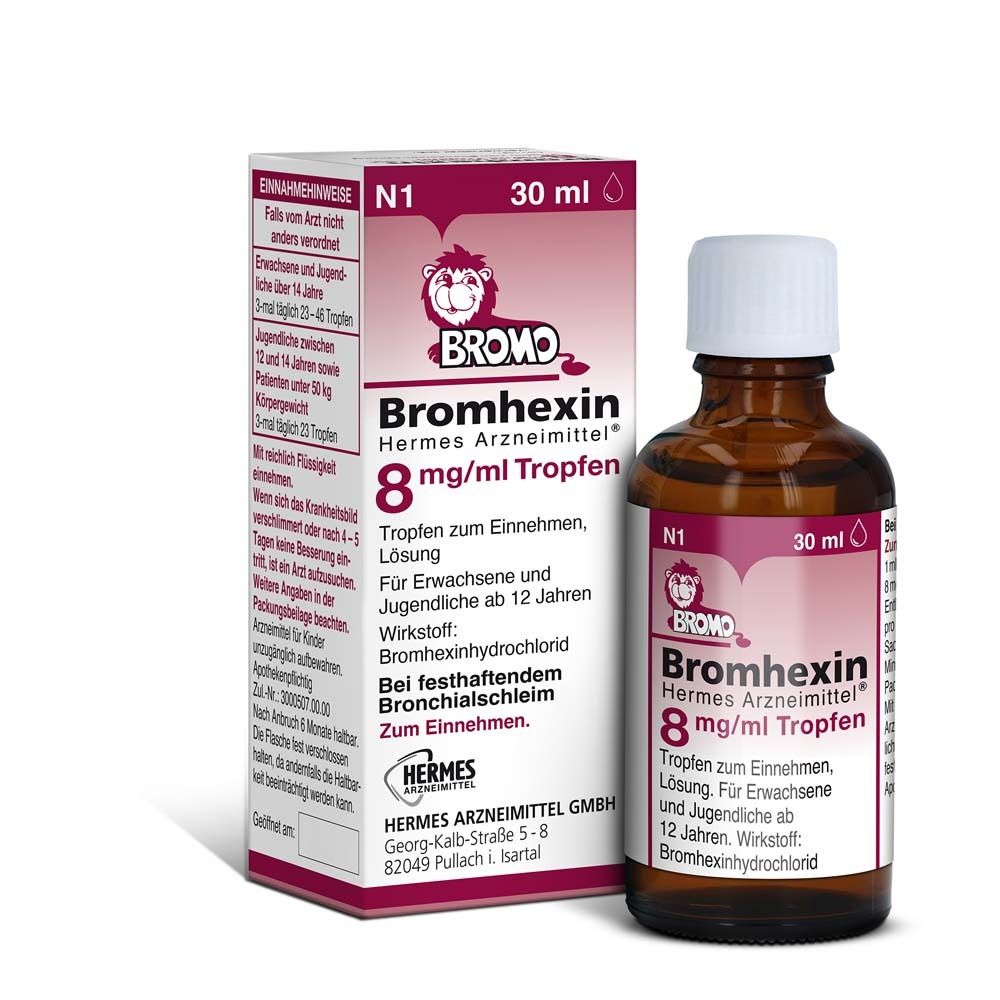 Bromhexin HERMES ARZNEIMITTEL® 8 mg/ml