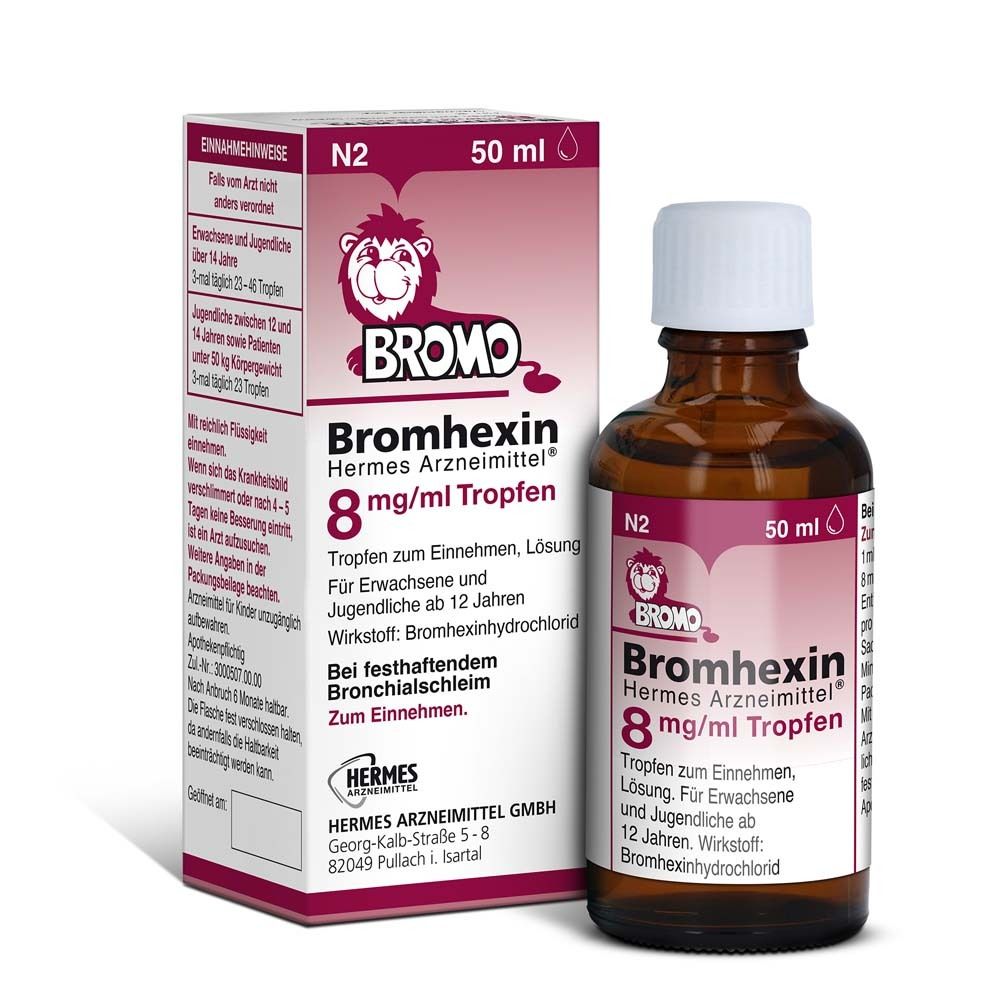 Bromhexin HERMES ARZNEIMITTEL® 8 mg/ml