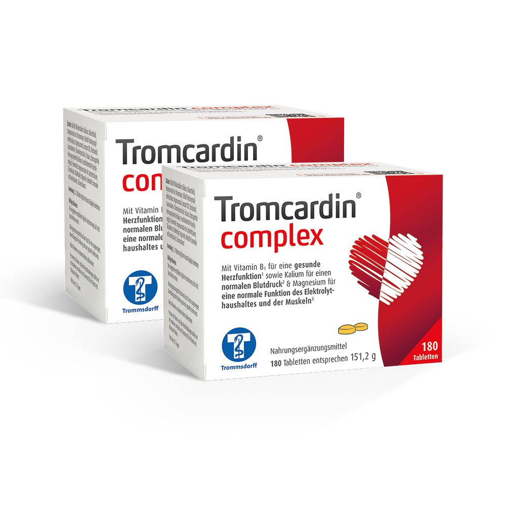 Tromcardin® complex – der Partner für Ihr Herz und Ihre Gesundheit - Jetzt 10% mit dem Code dermapharm10 sparen*