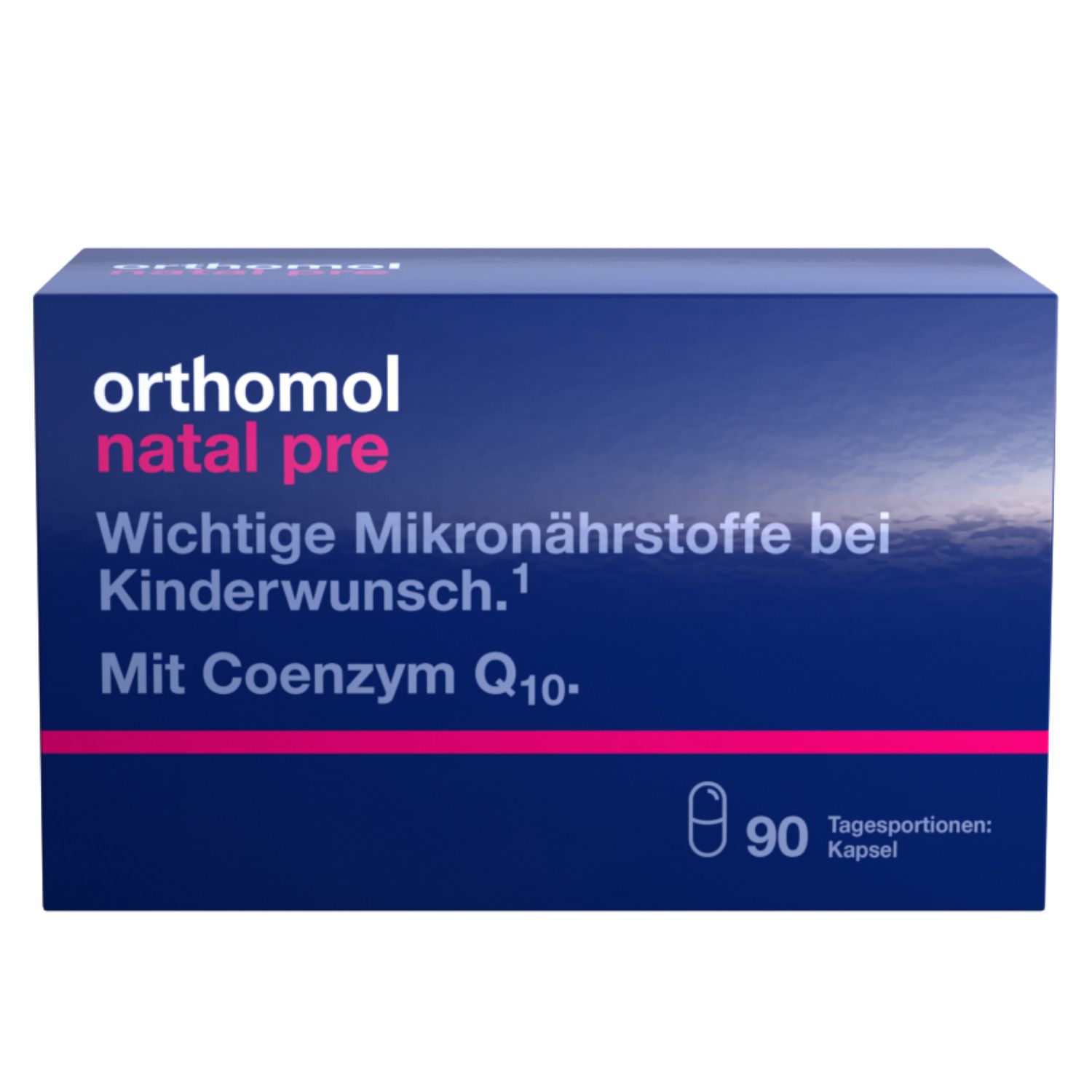 Orthomol Natal pre 90 Kapseln - wichtige Mikronährstoffe bei Kinderwunsch für die Frau