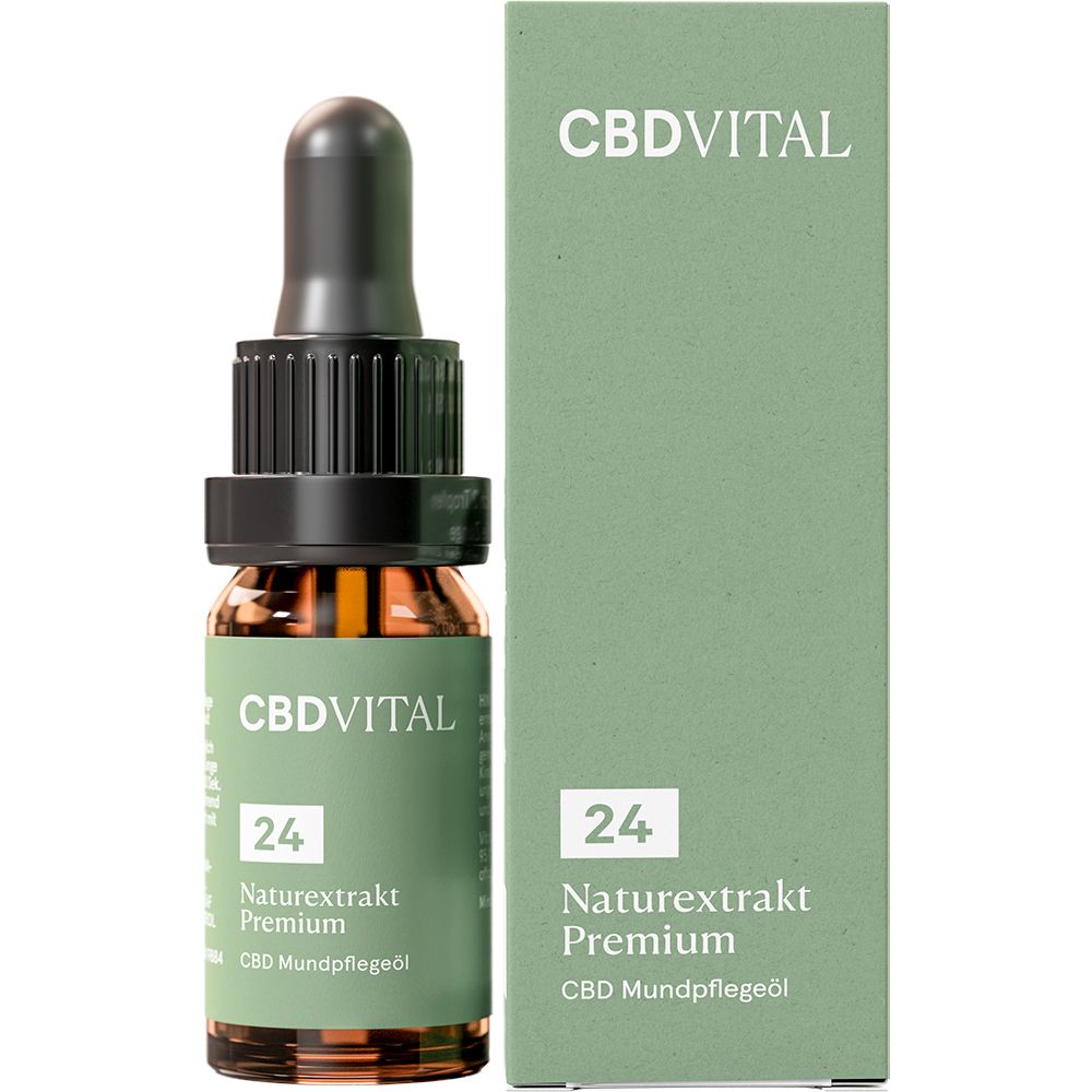 CBD VITAL - CBD Öl 24% - Naturextrakt Premium - Vollspektrum - Cannabisöl Tropfen