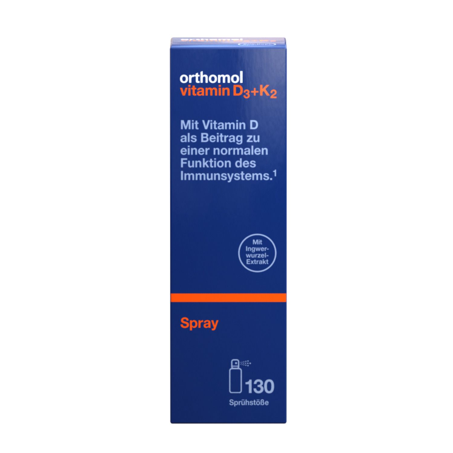 Orthomol Vitamin D3+K2 Spray - Nahrungsergänzungsmittel zur Stärkung des Immunsystems - mit Vitamin D3 und K2 MK7
