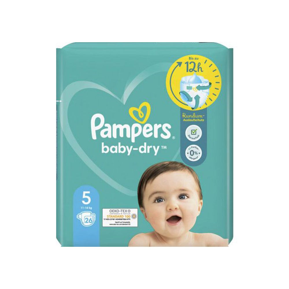 PAMPERS Baby Dry Gr.5 junior 11-16kg Singlep.