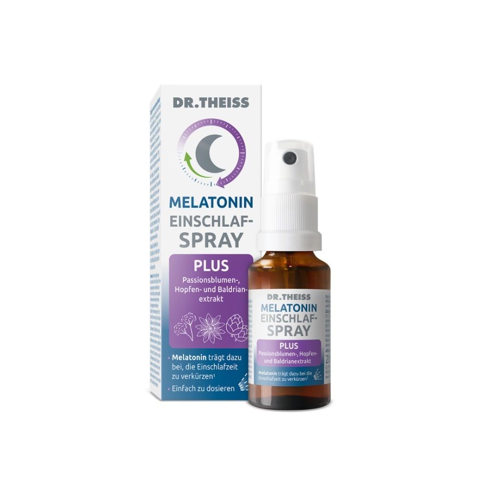 DR. THEISS Melatonin Einschlaf-Spray Plus - Jetzt 20% mit dem Code theiss20 sparen*