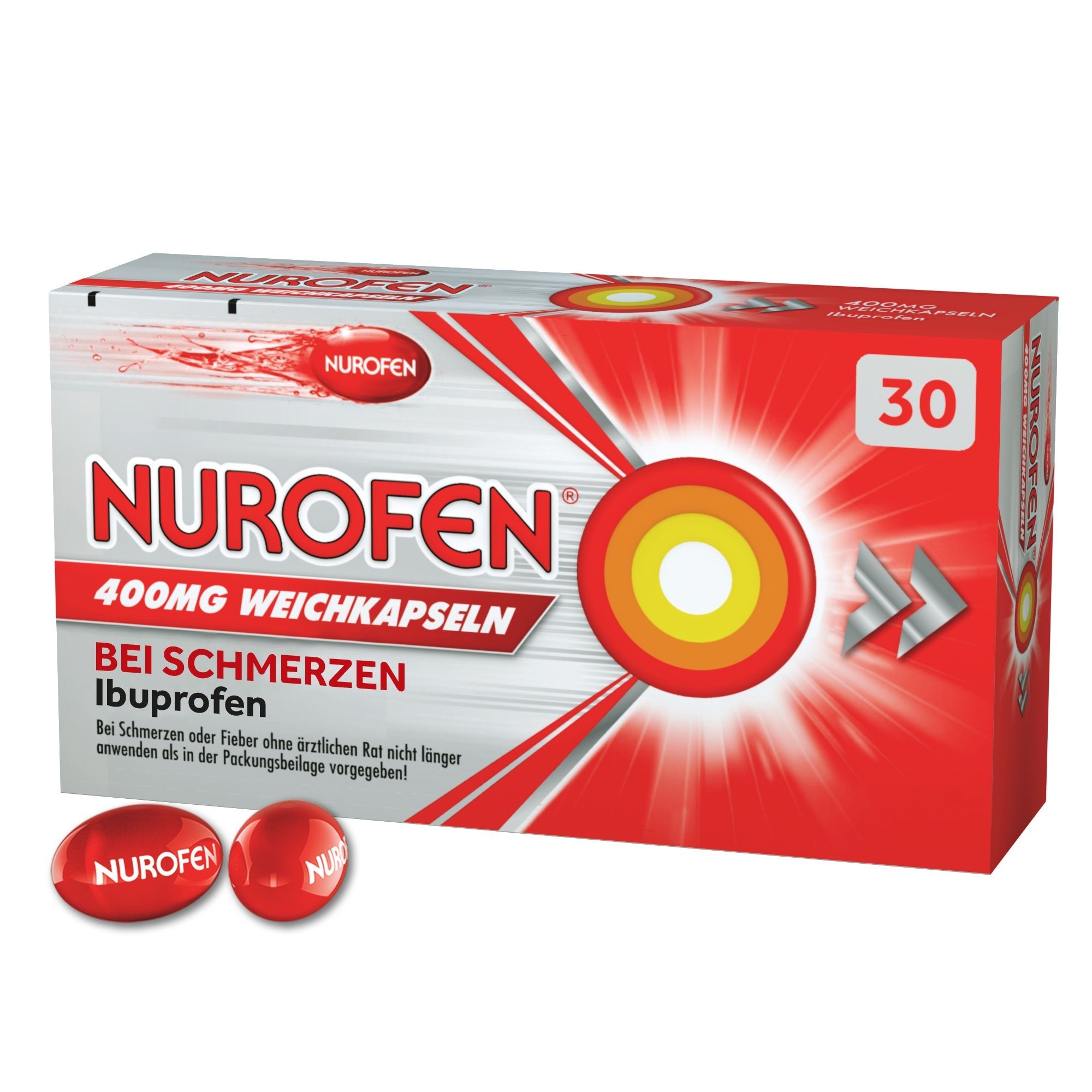 NUROFEN 400mg Ibuprofen Weichkapseln bei Schmerzen