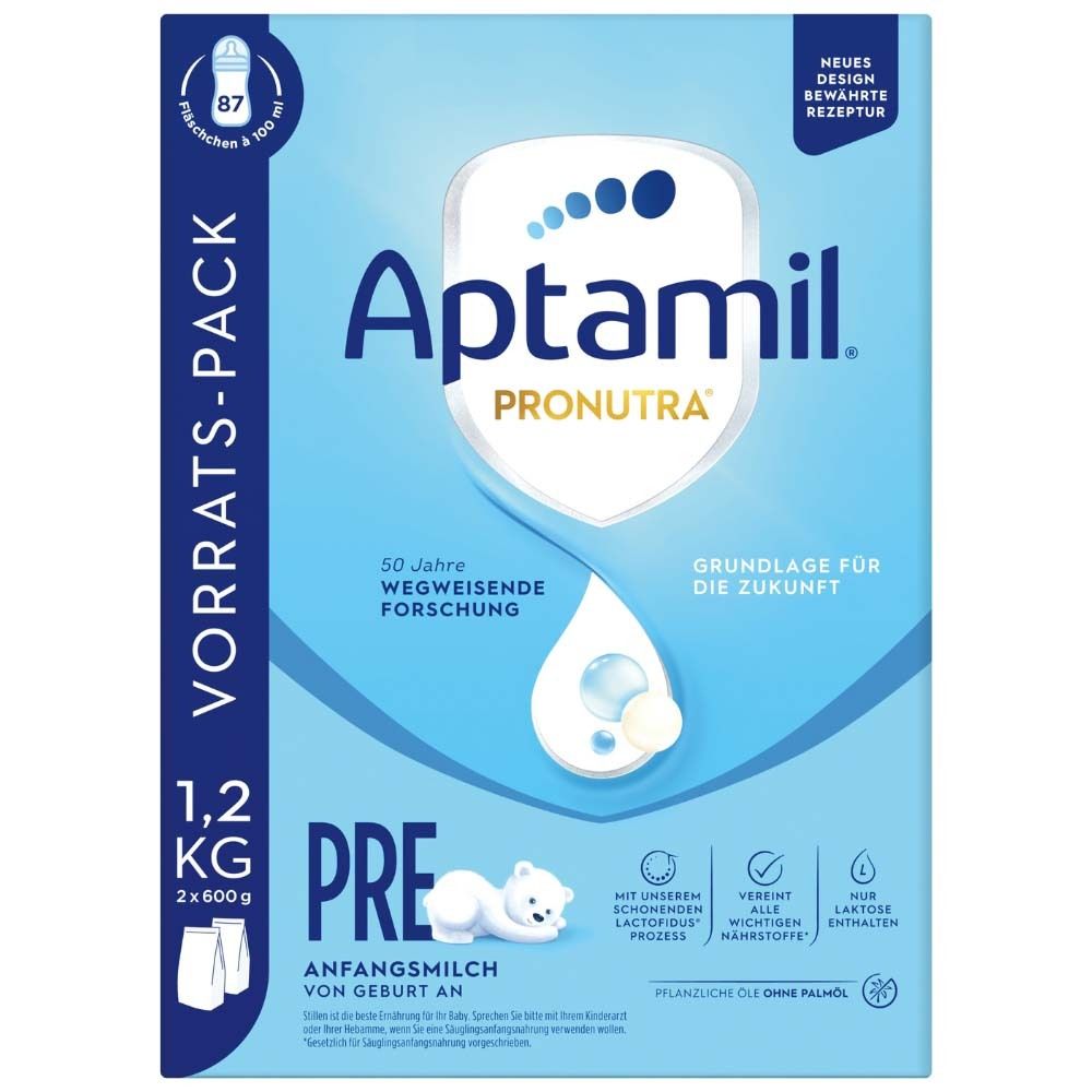 Aptamil Pronutra Pre– Anfangsmilch von Geburt an