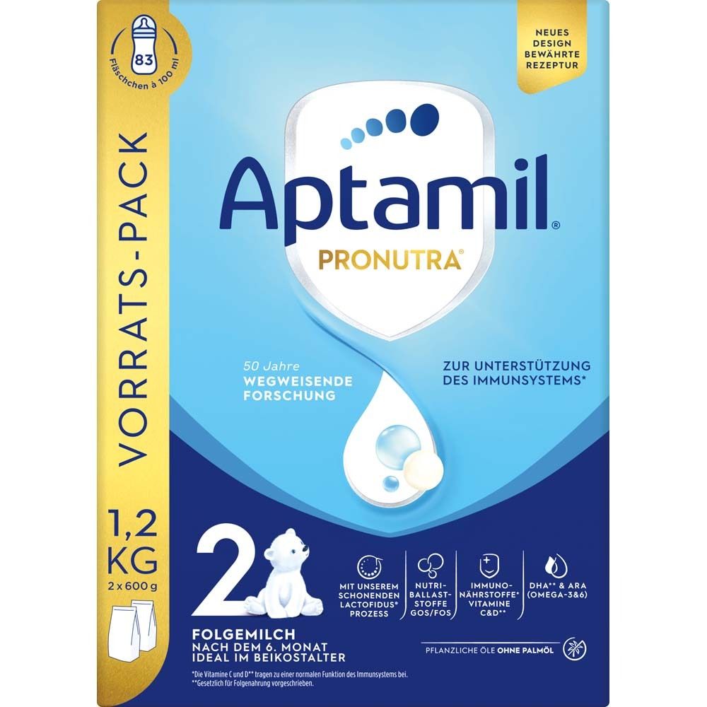 Aptamil Pronutra 2  – Folgemilch ab dem 6. Monat