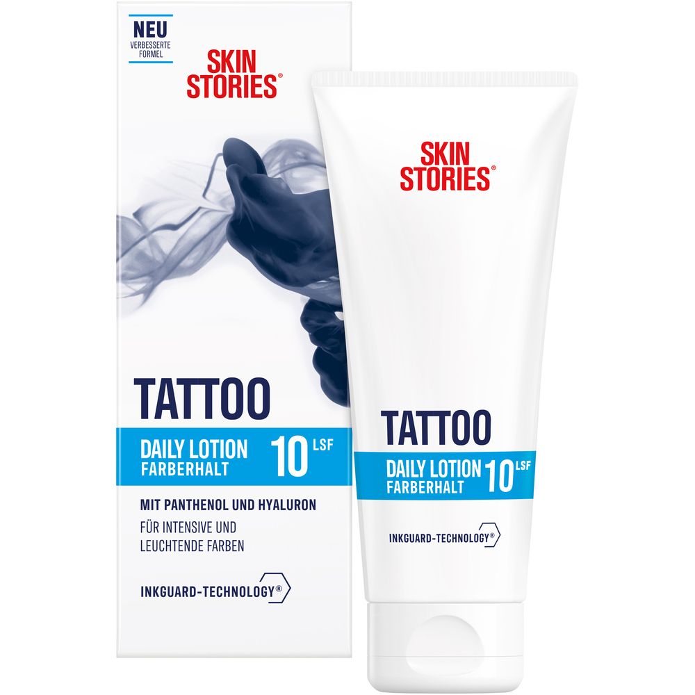 SKIN STORIES® Tattoo Daily Lotion Farberhalt LSF 10
