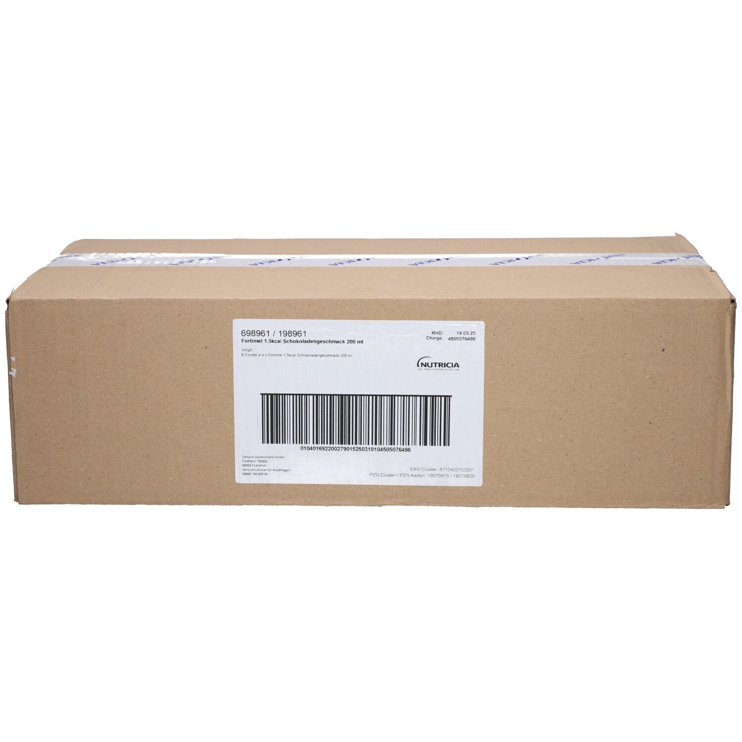 Fortimel® 1.5 kcal Schokolade – Hochkalorische Trinknahrung mit allen wichtigen Nährstoffen, Vitaminen, Mineralien und Spurenelementen – 300 kcal und 12 g Eiweiß pro Flasche