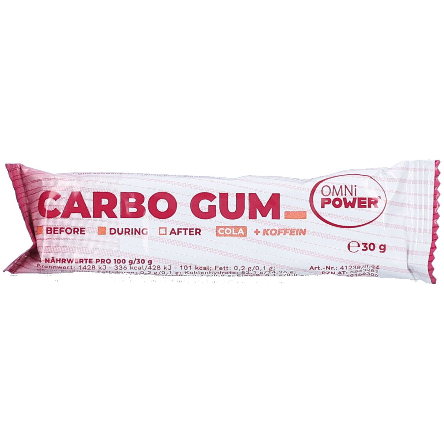 Omni-Power Carbogum Cola Koffein – Energie-Gummyriegel mit Koffein