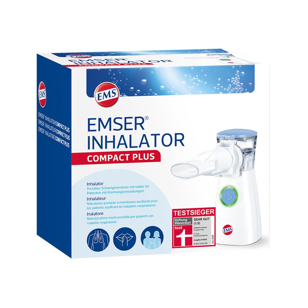 Emser Inhalator Compact Plus – mobiler Vernebler mit USB-Ladekabel