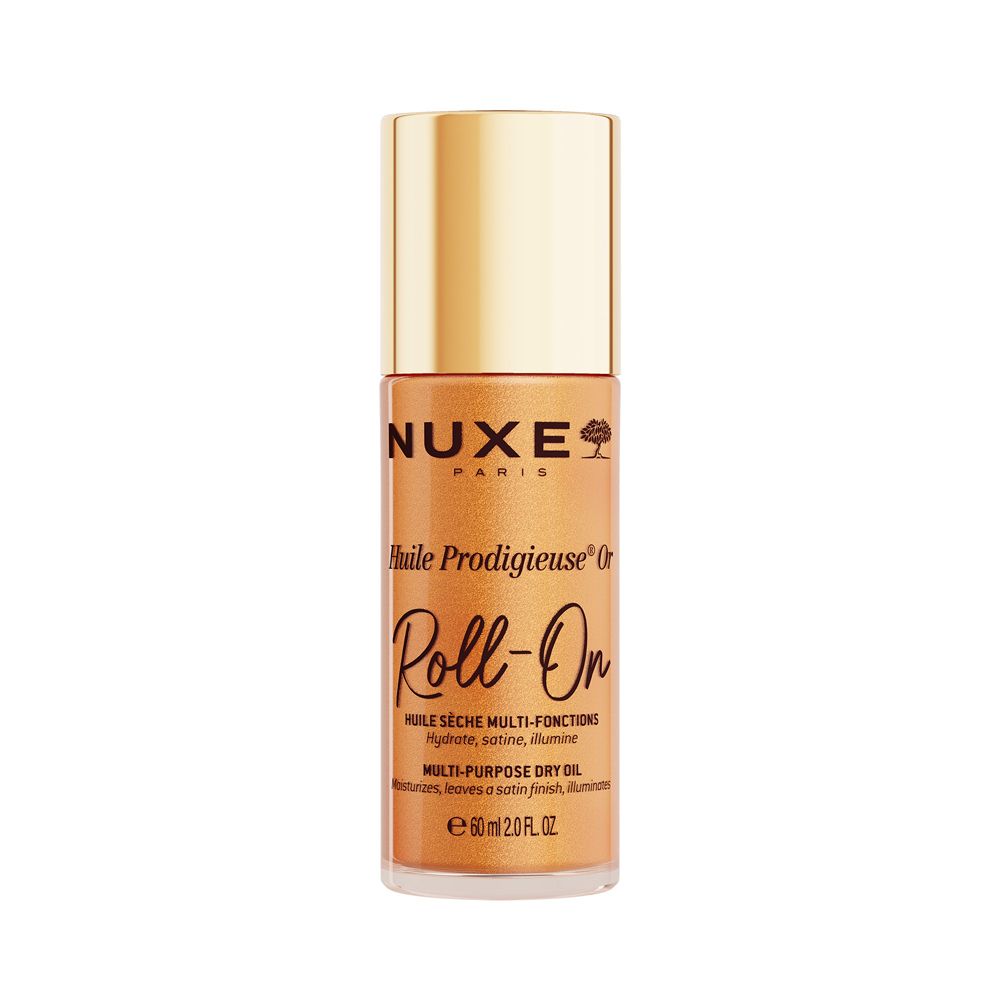 NUXE Huile Prodigieuse Or Roll-on - Trockenöl mit Schimmerpartikeln für Gesicht, Körper und Haare