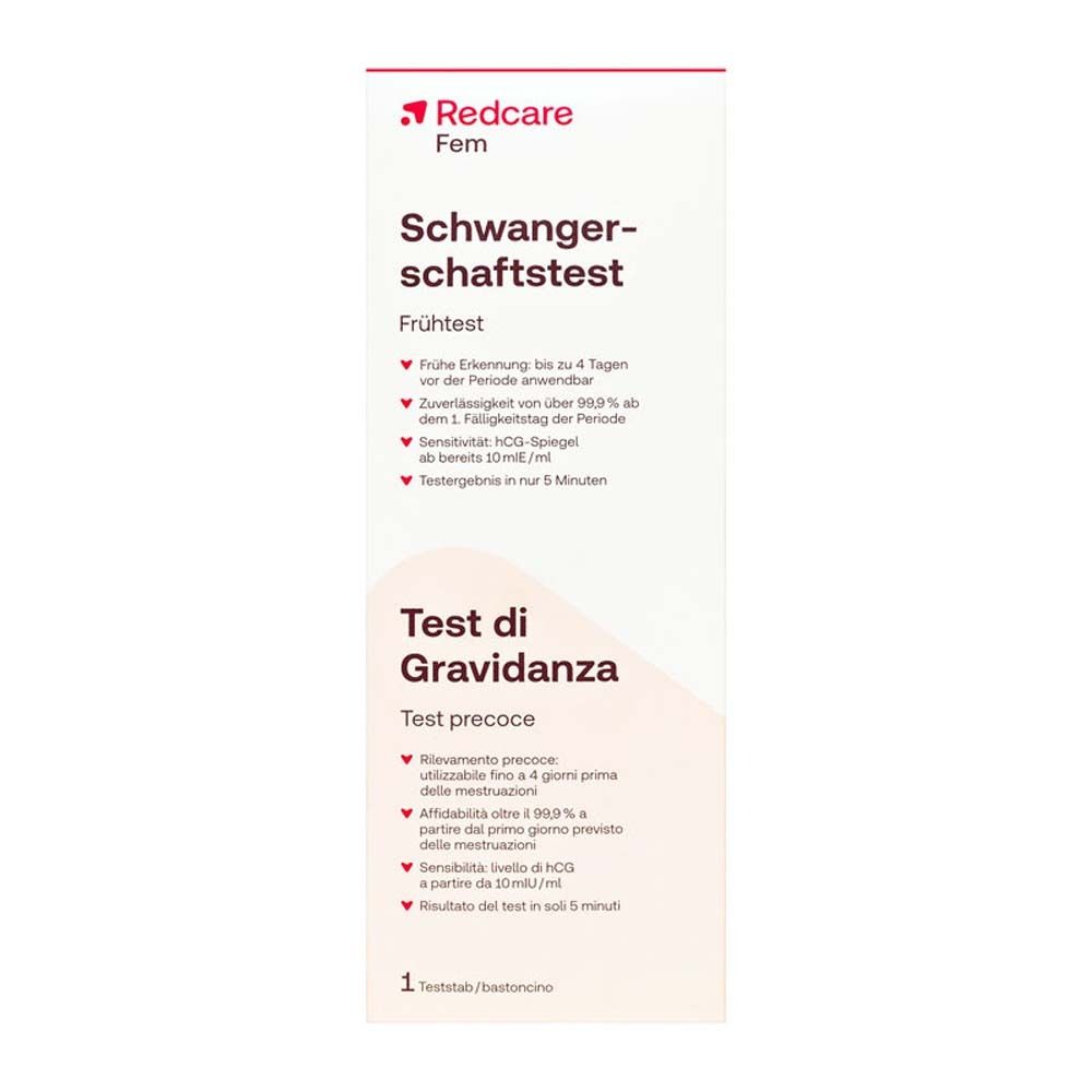 Redcare Fem Schwangerschaftstest - Jetzt 25% sparen mit dem Code RDCFLASH25