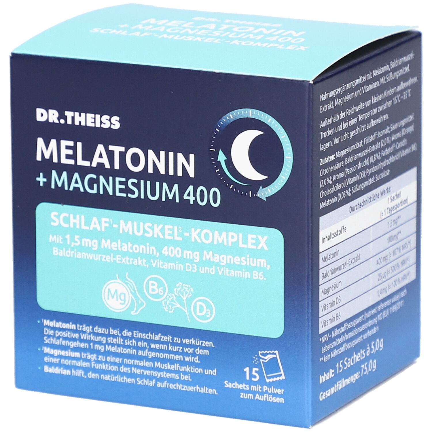 Dr. Theiss Melatonin + Magnesium 400 Schlaf-Muskel-Komplex - Jetzt 20% mit dem Code theiss20 sparen*