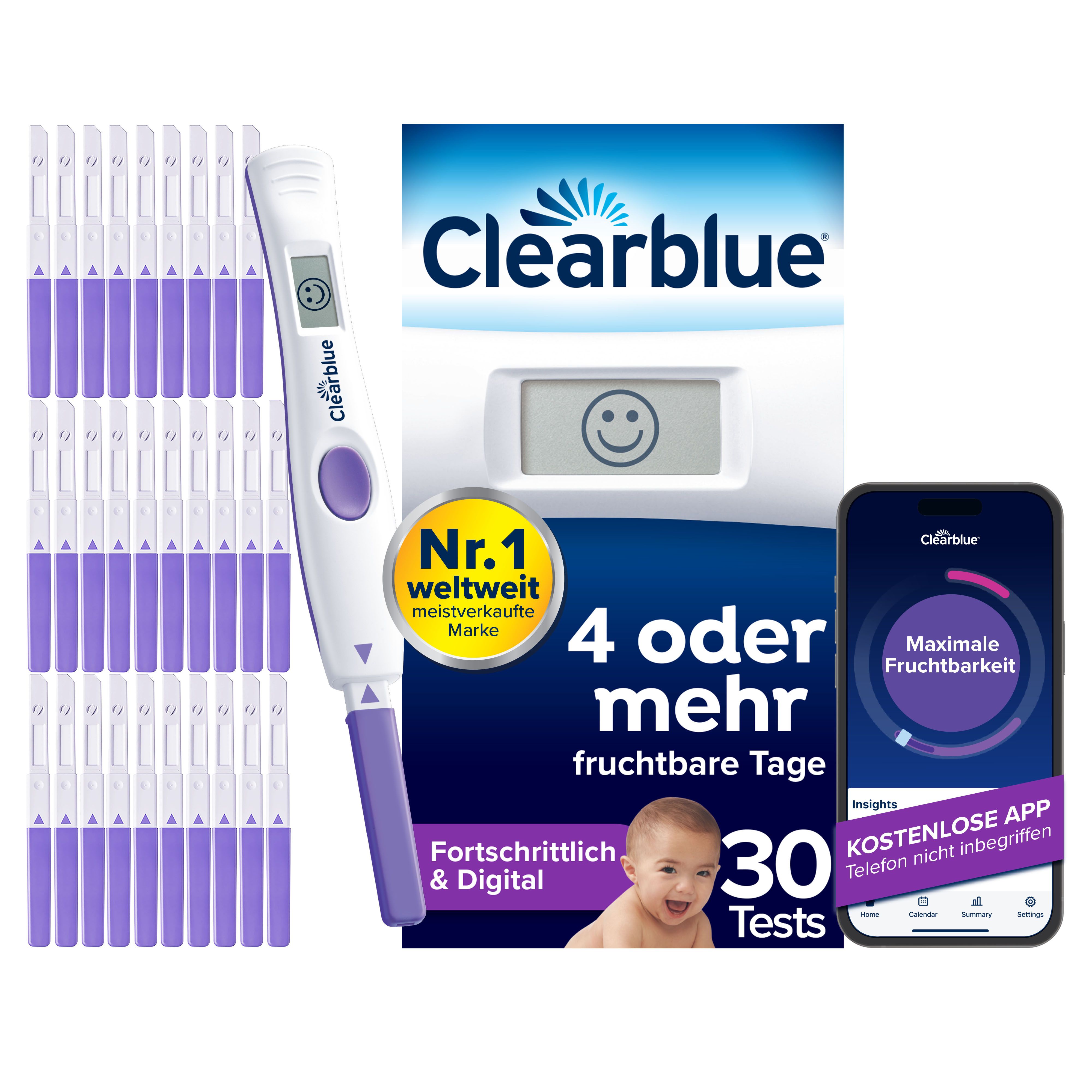 Clearblue Ovulationstest FORTSCHRITTLICH & DIGITAL
