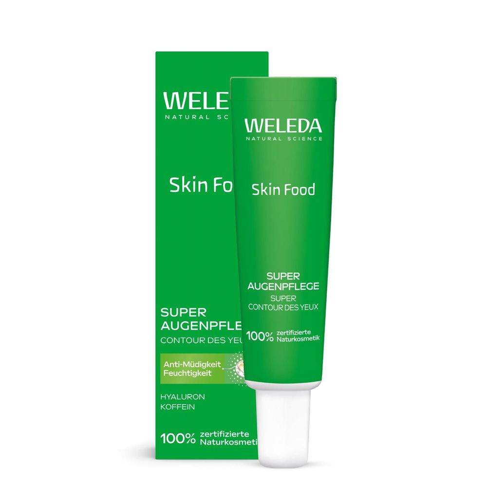 Weleda Skin Food Super Augenpflege mit Koffein & Hyaluron gegen Augenringe & Schwellungen