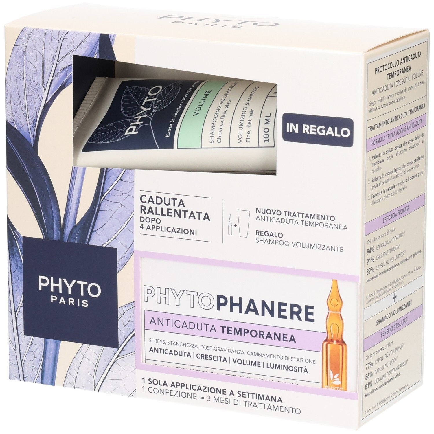 PHYTO PARIS Phytophanere Behandlung gegen reaktiven Haarausfall Set