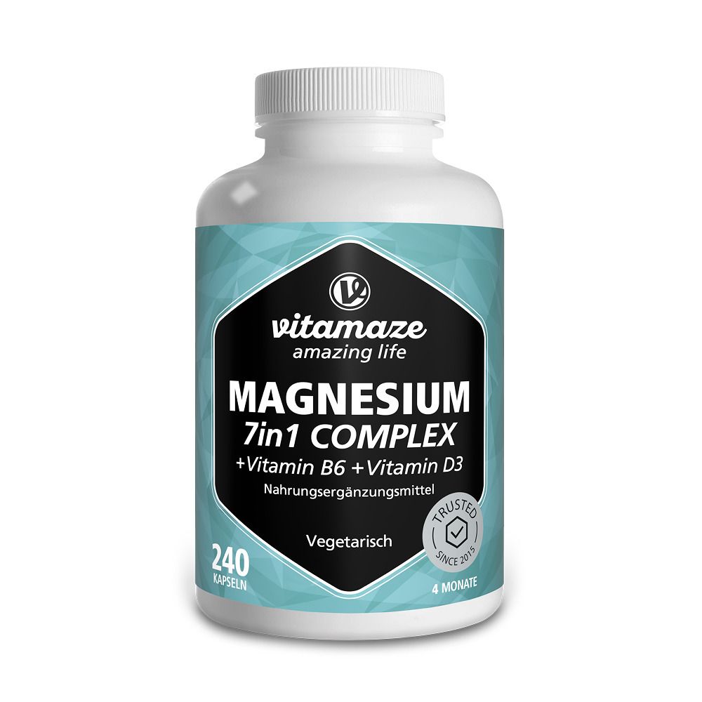 Magnesium 7 Complex + Vitamin B6 + Vitamin D3