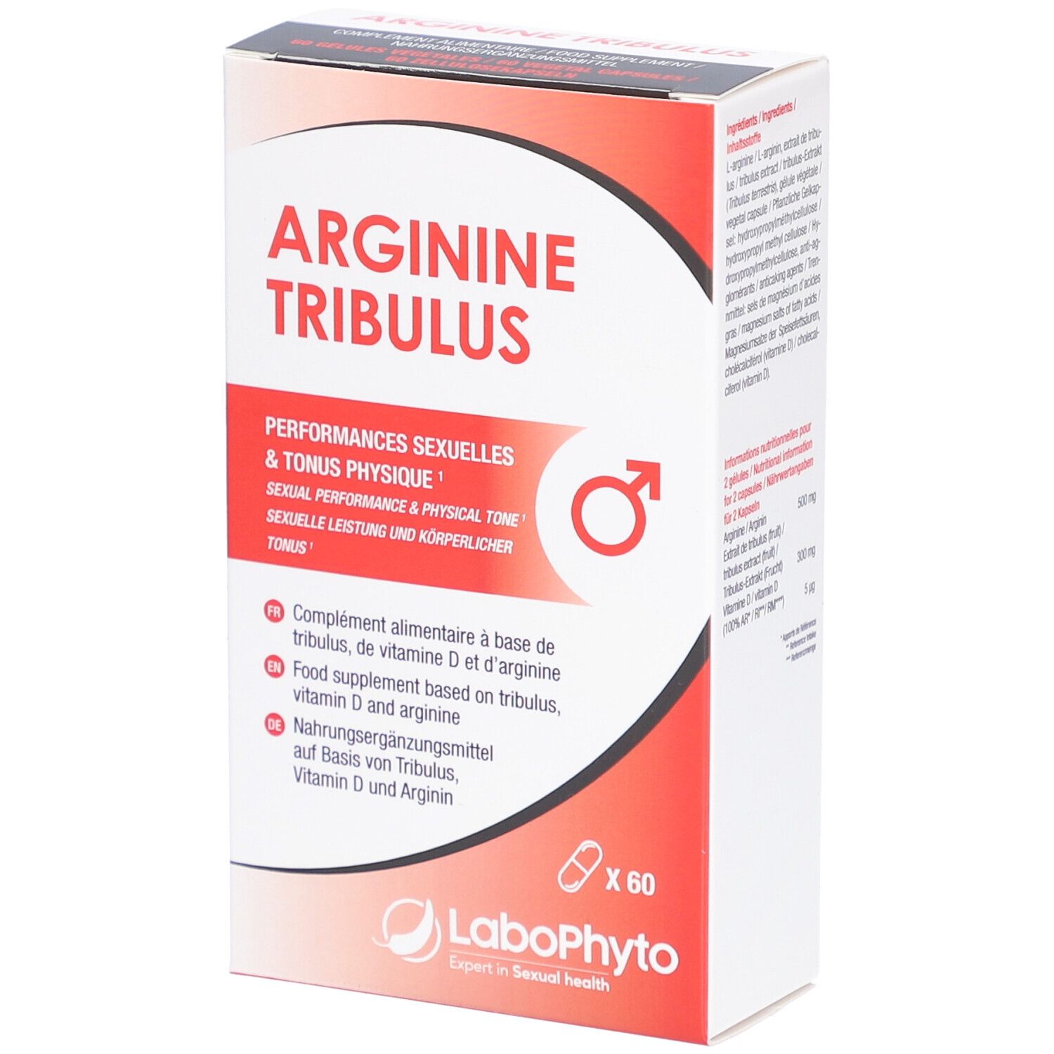 arginin tribulus Nahrungsergänzungsmittel | labophyto